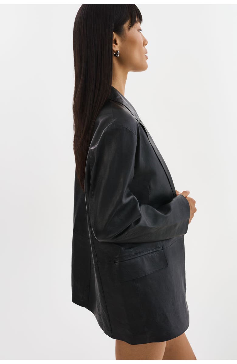 LAMARQUE QUIRINA | Leather Blazer, Alternate, color,