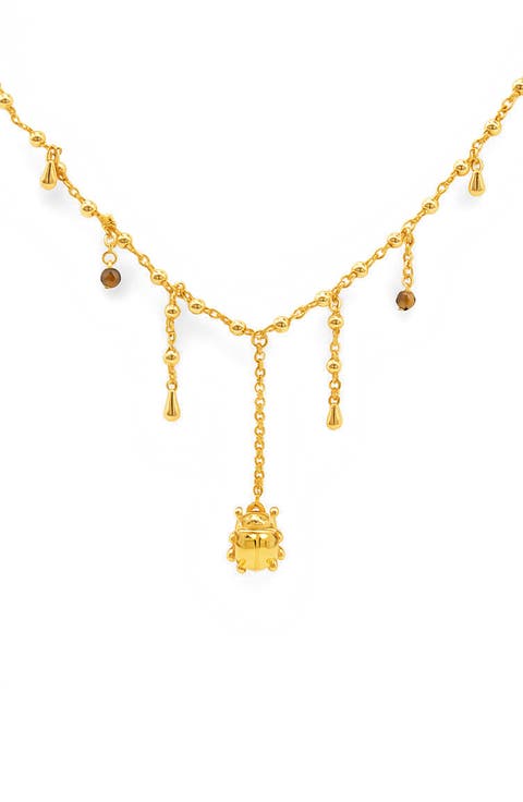 Beetle Glow Necklace