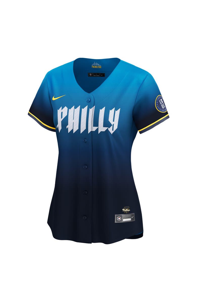 Nike Women's Nike Bryce Harper Blue Philadelphia Phillies 2024 City Connect Limited Player Jersey, Alternate, color, 