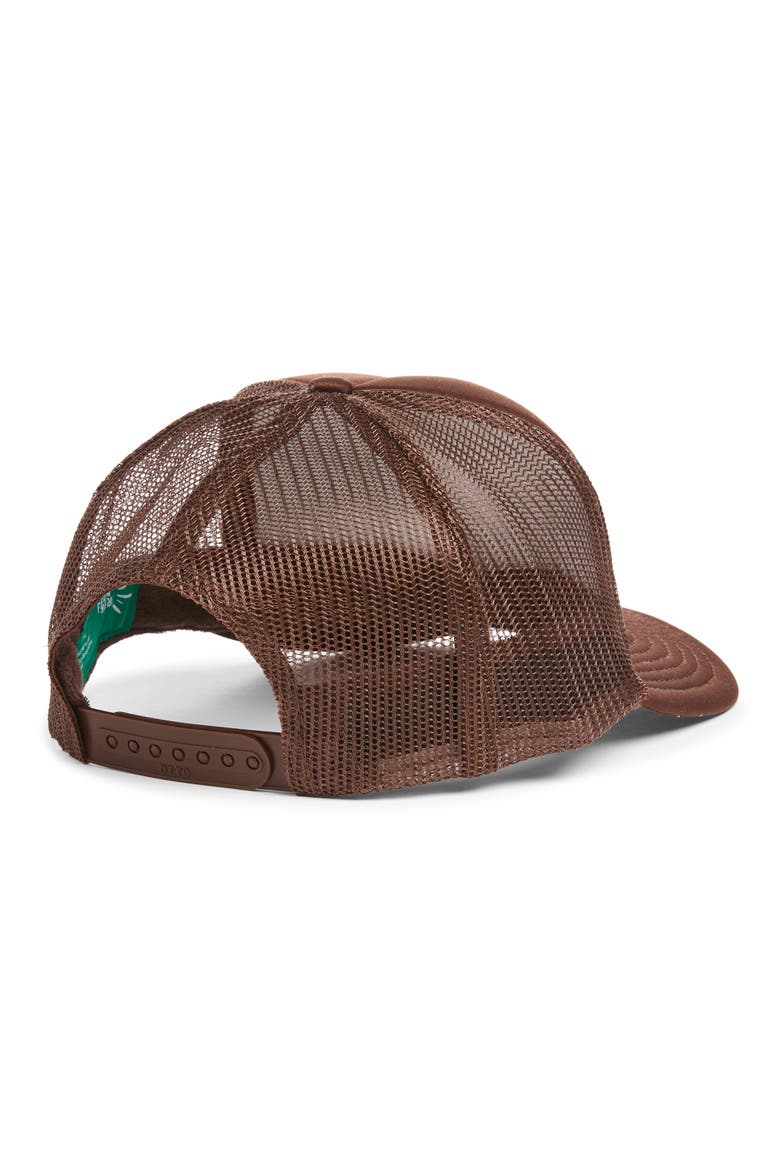 Stay Wild Trucker Hat, Alternate, color, BROWN