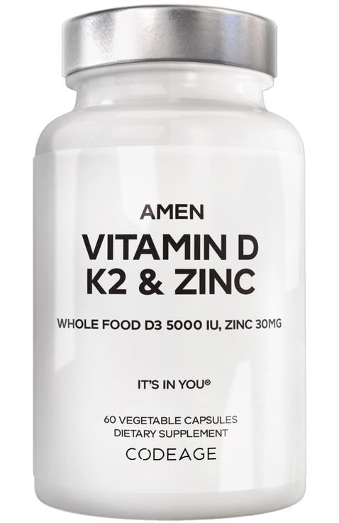 Amen Vitamin D, K2 & Zinc Supplement