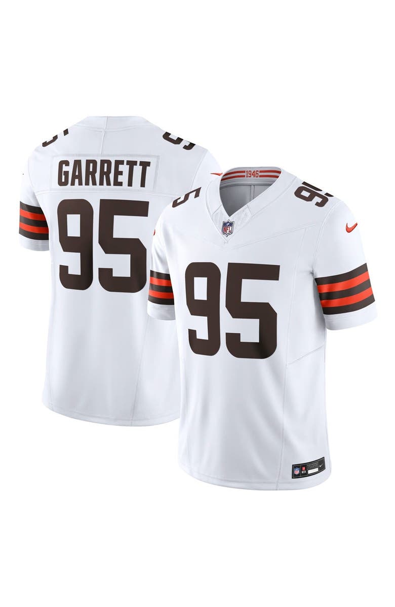 Nike Men's Nike Myles Garrett White Cleveland Browns Vapor F.U.S.E. Limited Jersey, Alternate, color, White