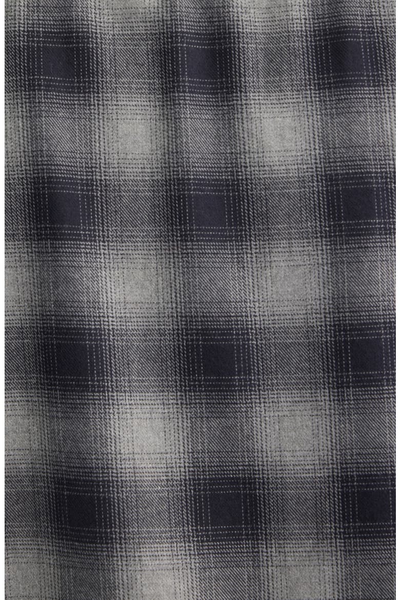 Irving Graident Plaid Button-Up Shirt, Alternate, color, BLACK MELANGE