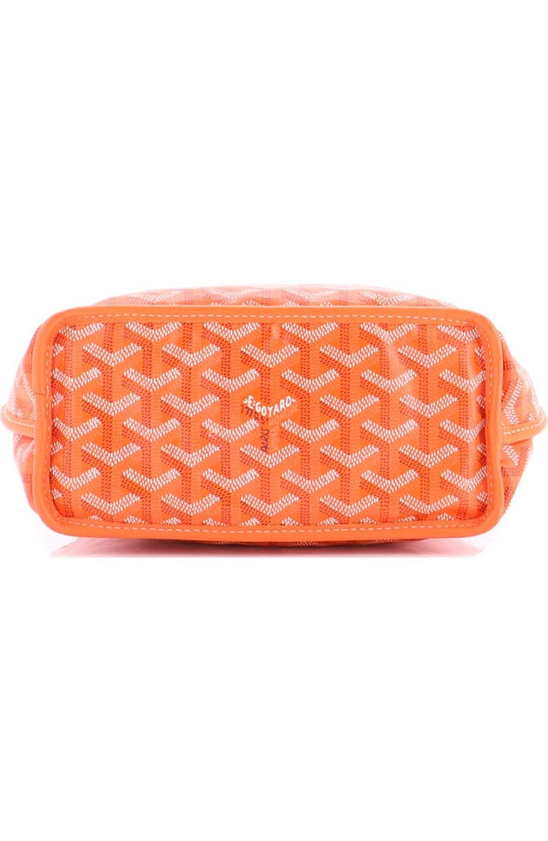 Pre-Owned Goyard Anjou Reversible Tote Coated Canvas Mini, Alternate, color, Orange