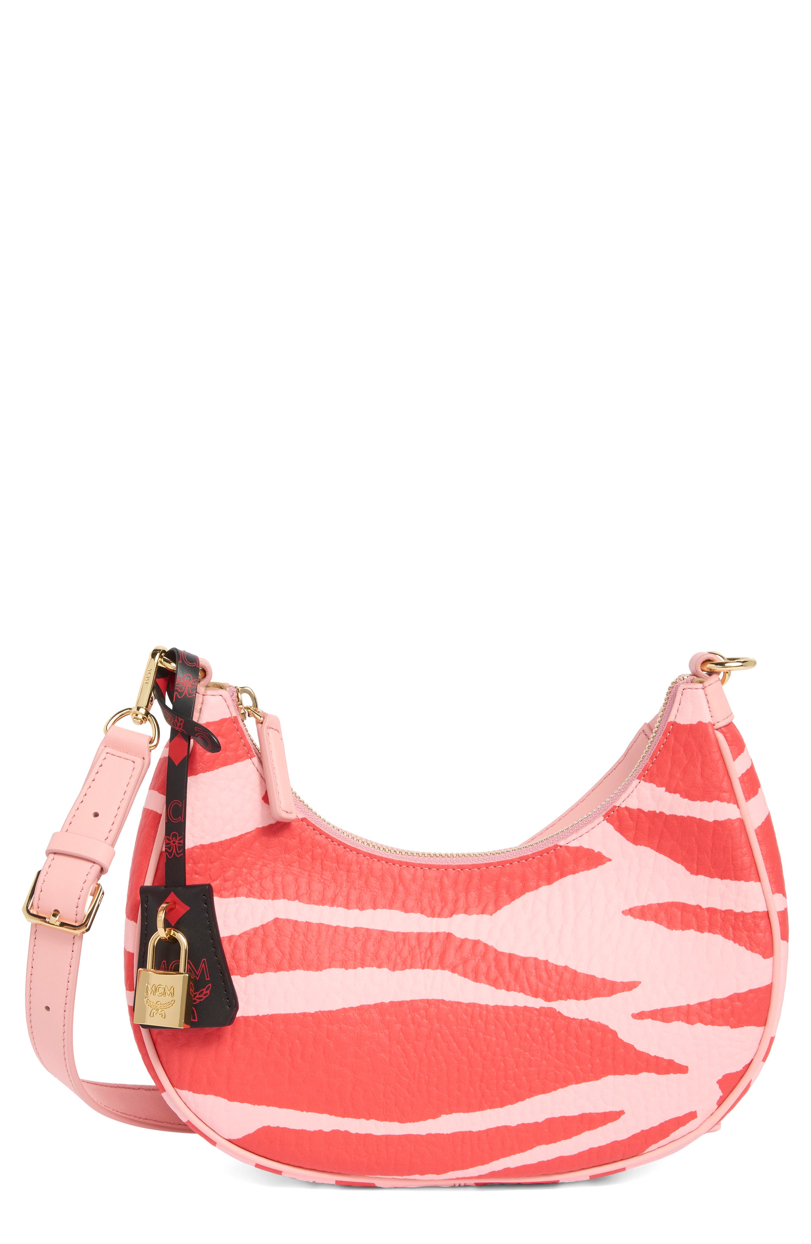 MCM Aren VI Small Hobo Bag, Main, color, 