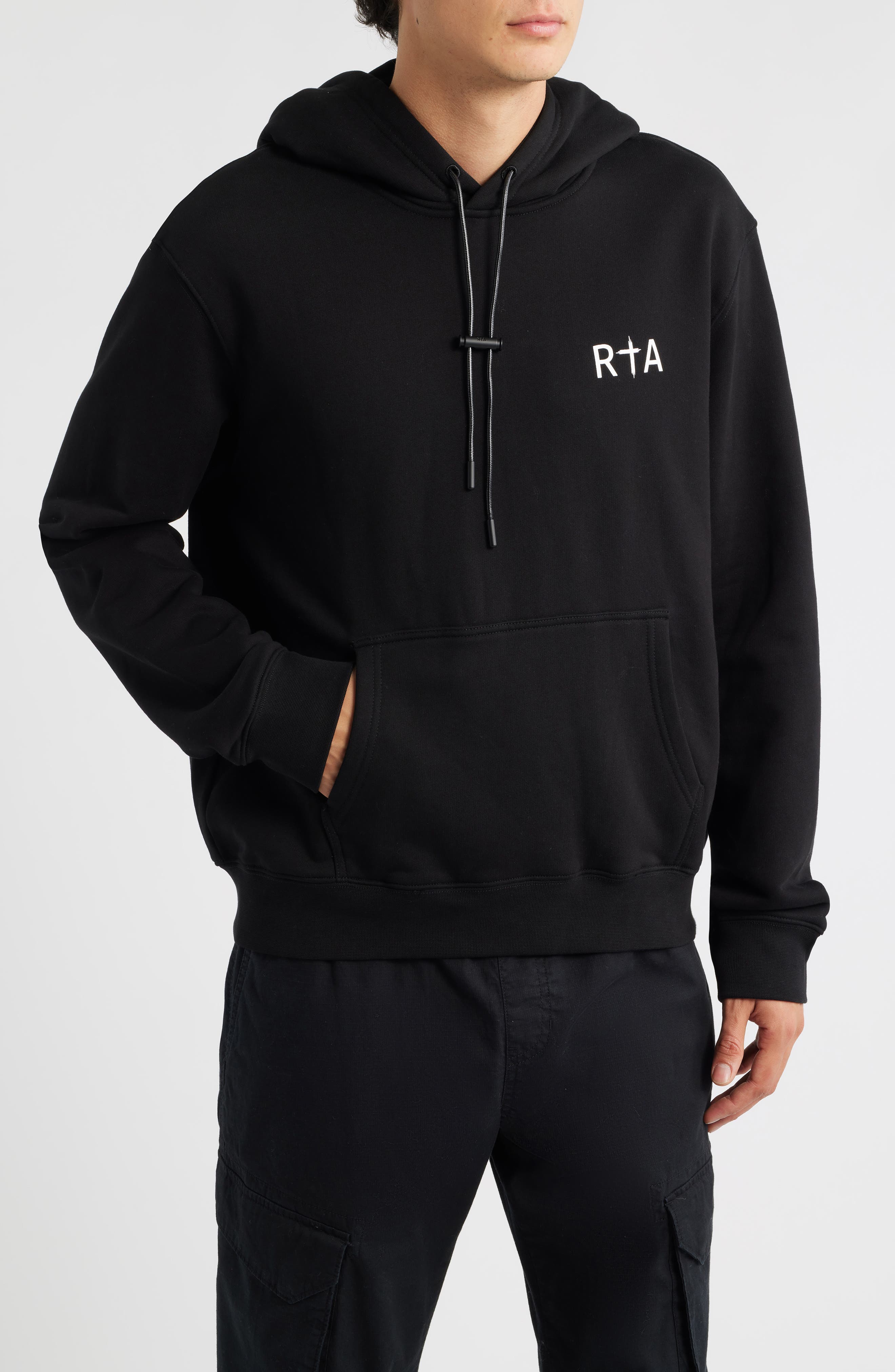 トップス DINOWORKS BLACK HOODIE RtA Dion Cross Graphic Hoodie | Nordstrom