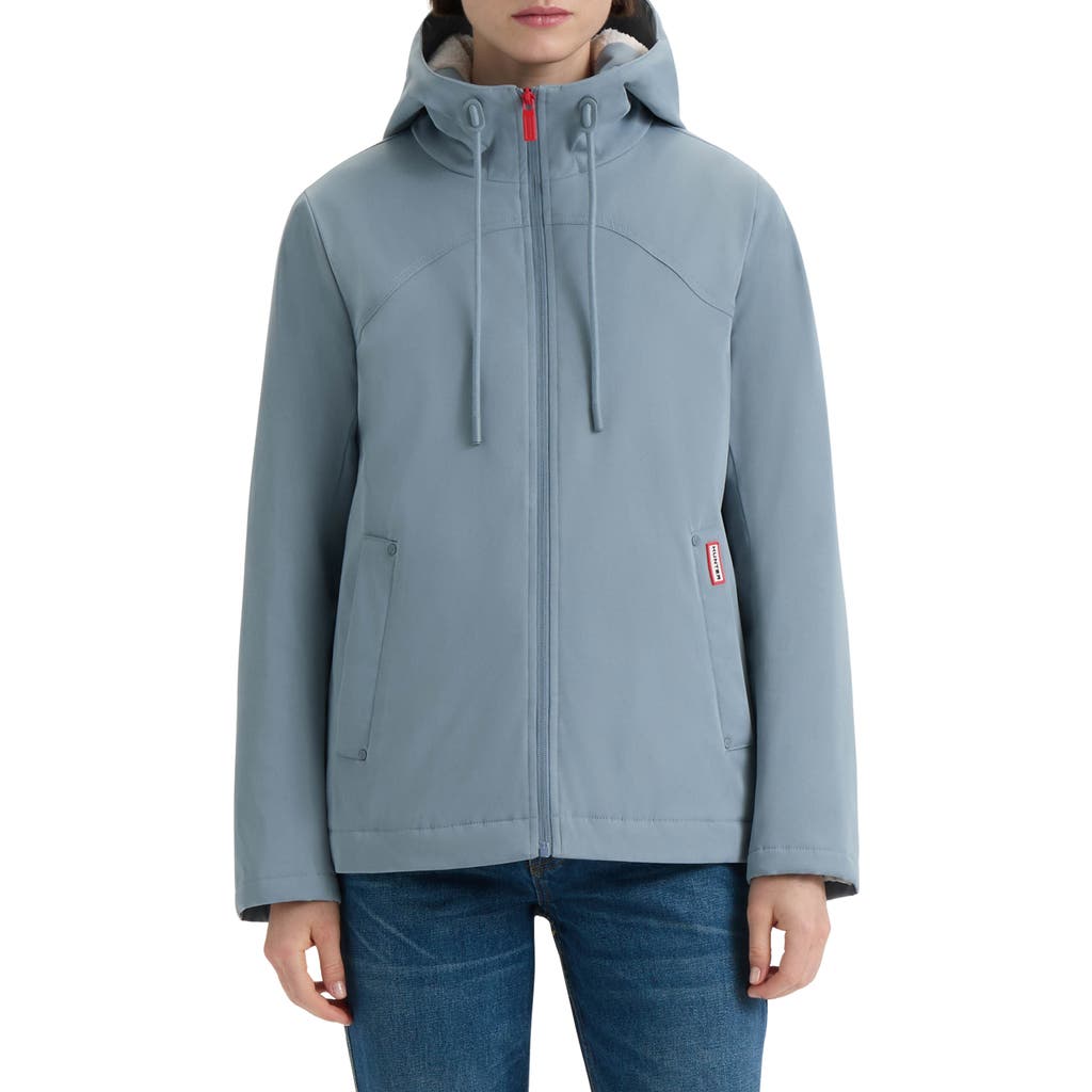 Hunter Blake Short Waterproof Rain Jacket In Blue