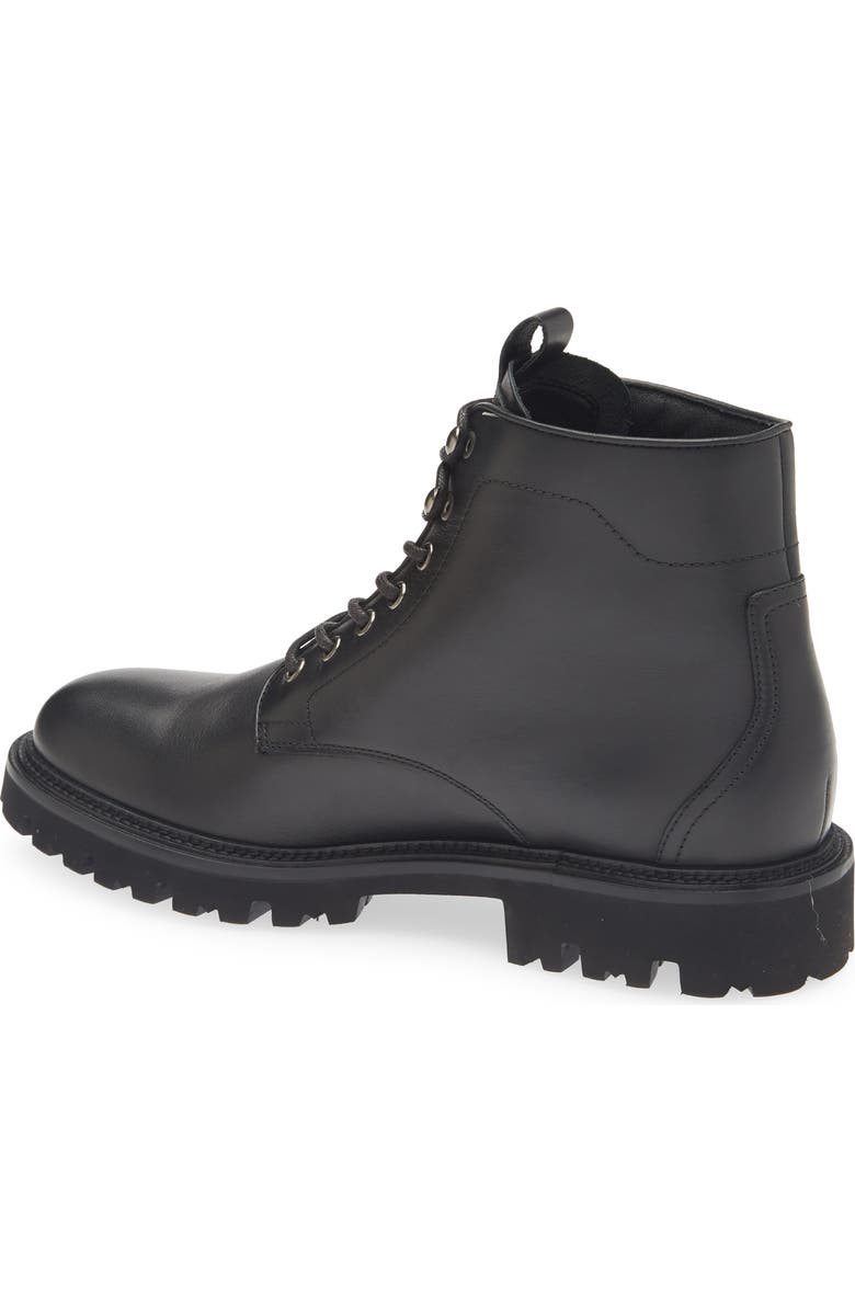 BOSS Plain Toe Lug Sole Boot, Alternate, color, Black