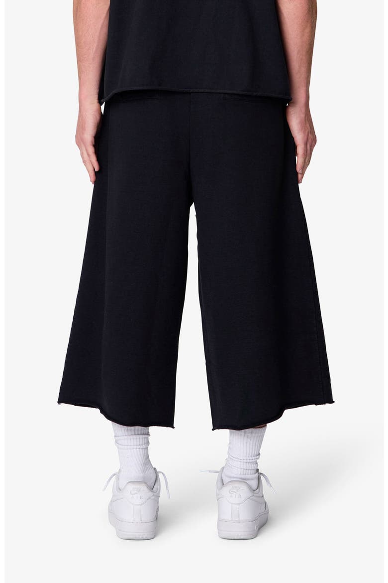 Extra Long Sweat Shorts, Alternate, color, VINTAGE BLACK