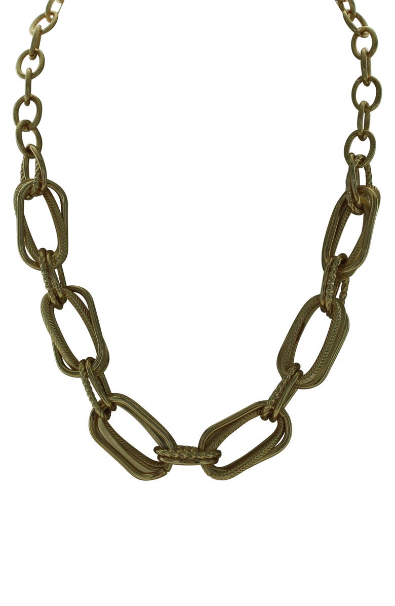 OLIVIA WELLES Cherrell Chain Necklace, Main, color, Gold