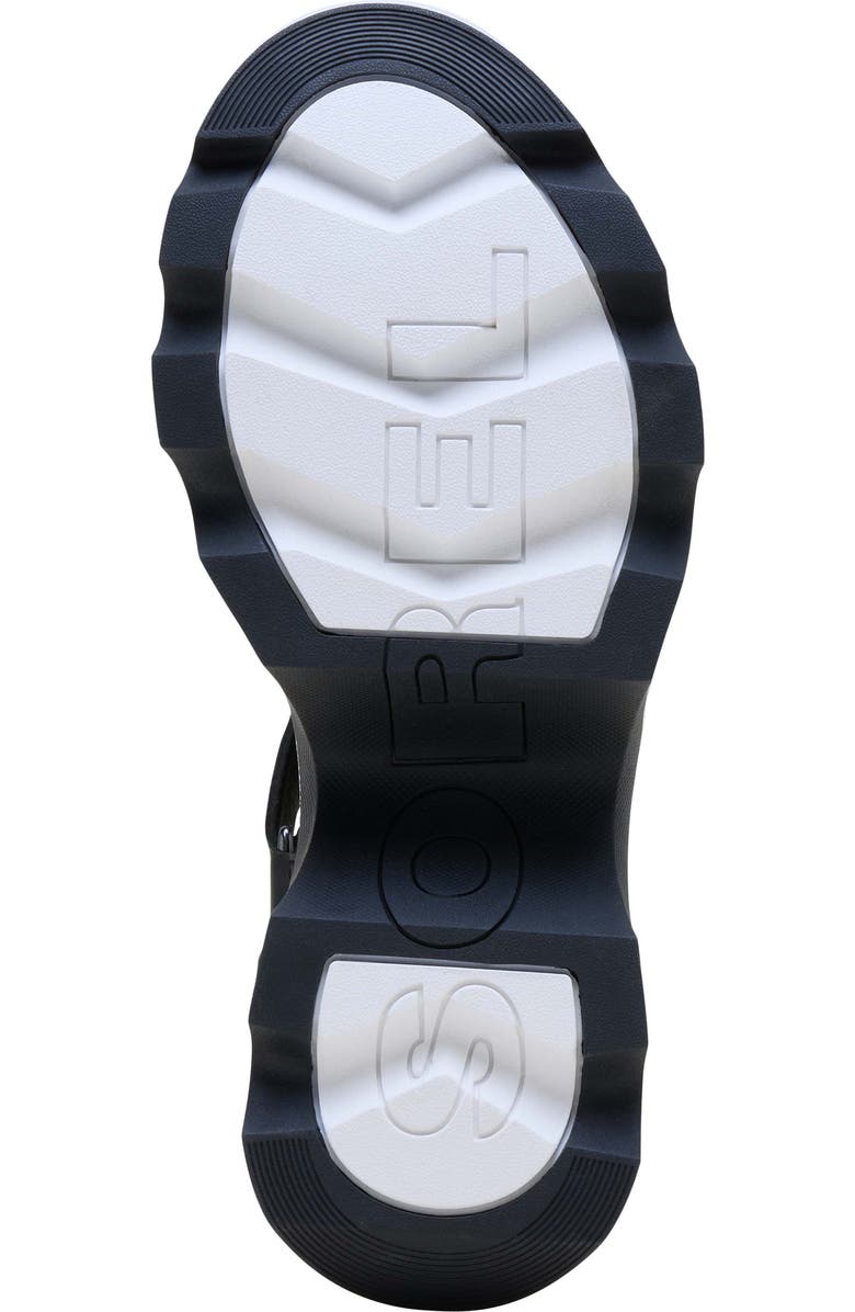 SOREL Kinetic<sup>™</sup> Aura Ankle Strap Platform Sandal, Alternate, color, Black/ Sea Salt