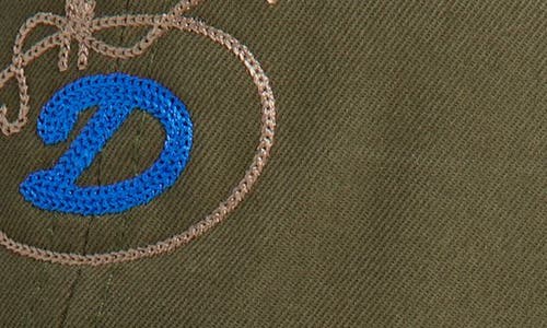 Drake's D Lasso Embroidered Adjustable Baseball Cap In Green
