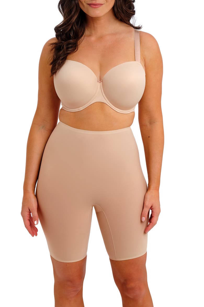 Smoothease Invisible Comfort Biker Shorts, Alternate, color, NATURAL BEIGE