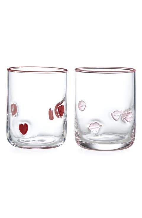 Set of 2 Coordinated Icon Glasses