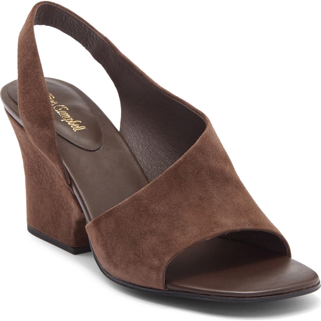Jeffrey Campbell Pastiche Half D'orsay Sandal In Brown