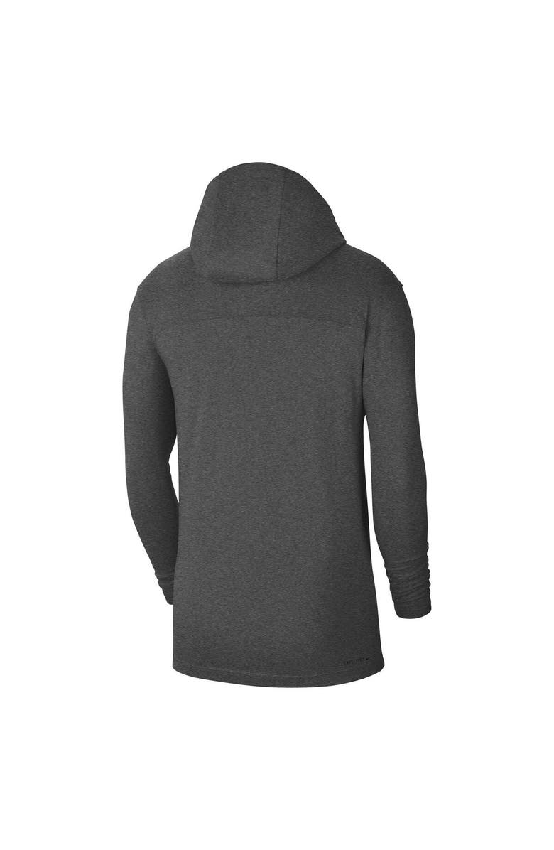 Nike Men's Nike Heathered Charcoal UCLA Bruins Off-Field Performance Long Sleeve Hoodie T-Shirt, Alternate, color, 