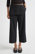 Sandy Liang Mott Crop Skirt Pants