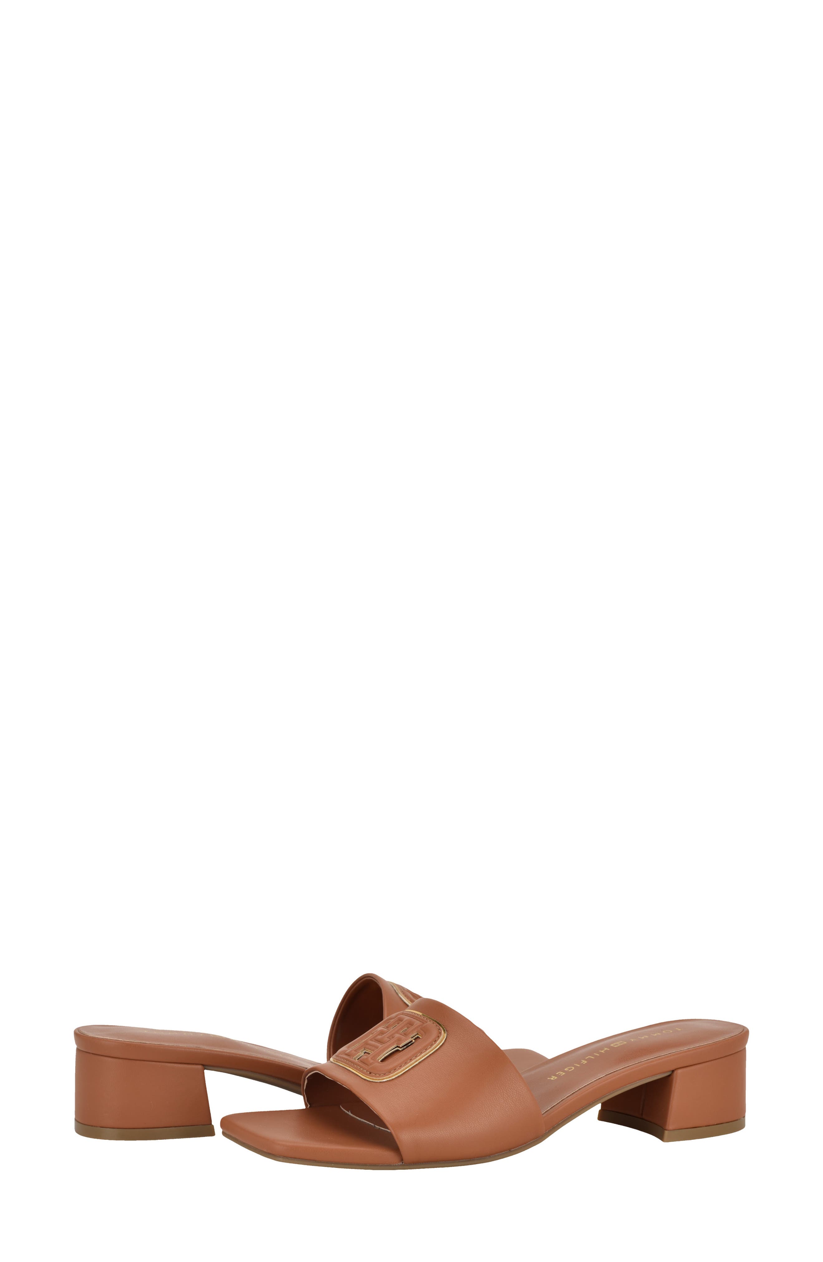 Tommy Hilfiger Penni Slide Sandal, Alternate, color, Tan