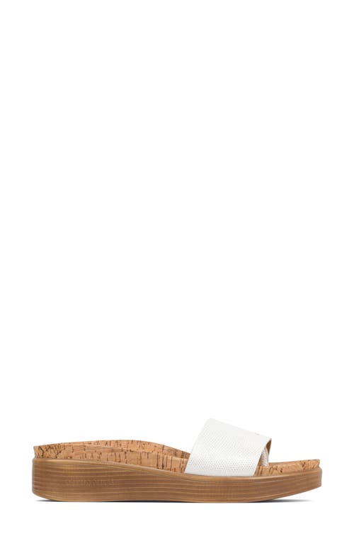Donald Pliner Fiji Wedge Sandal In Off White