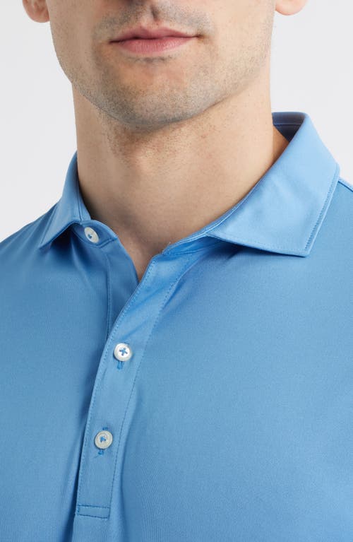 Johnnie-o Birdie Classic Fit Performance Polo In Blue