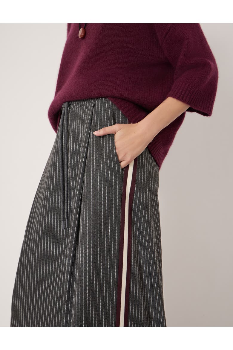 Taylor Side Stripe Pants, Alternate, color, Grey Stripe