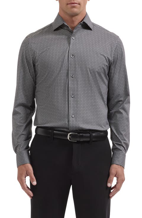 Devon OoohCotton® Print Button-Up Shirt