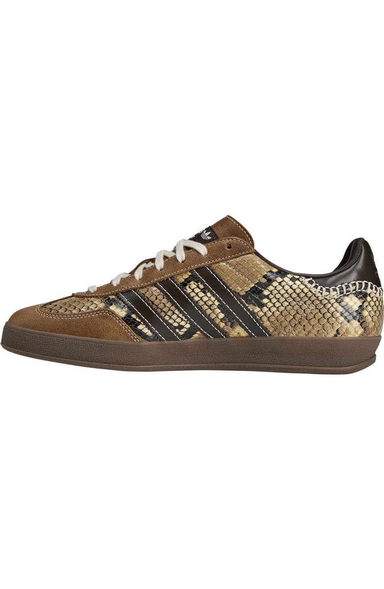 adidas x Wales Bonner Gazelle Snake Embossed Sneaker, Alternate, color, Dust Rust/ White/ Brown