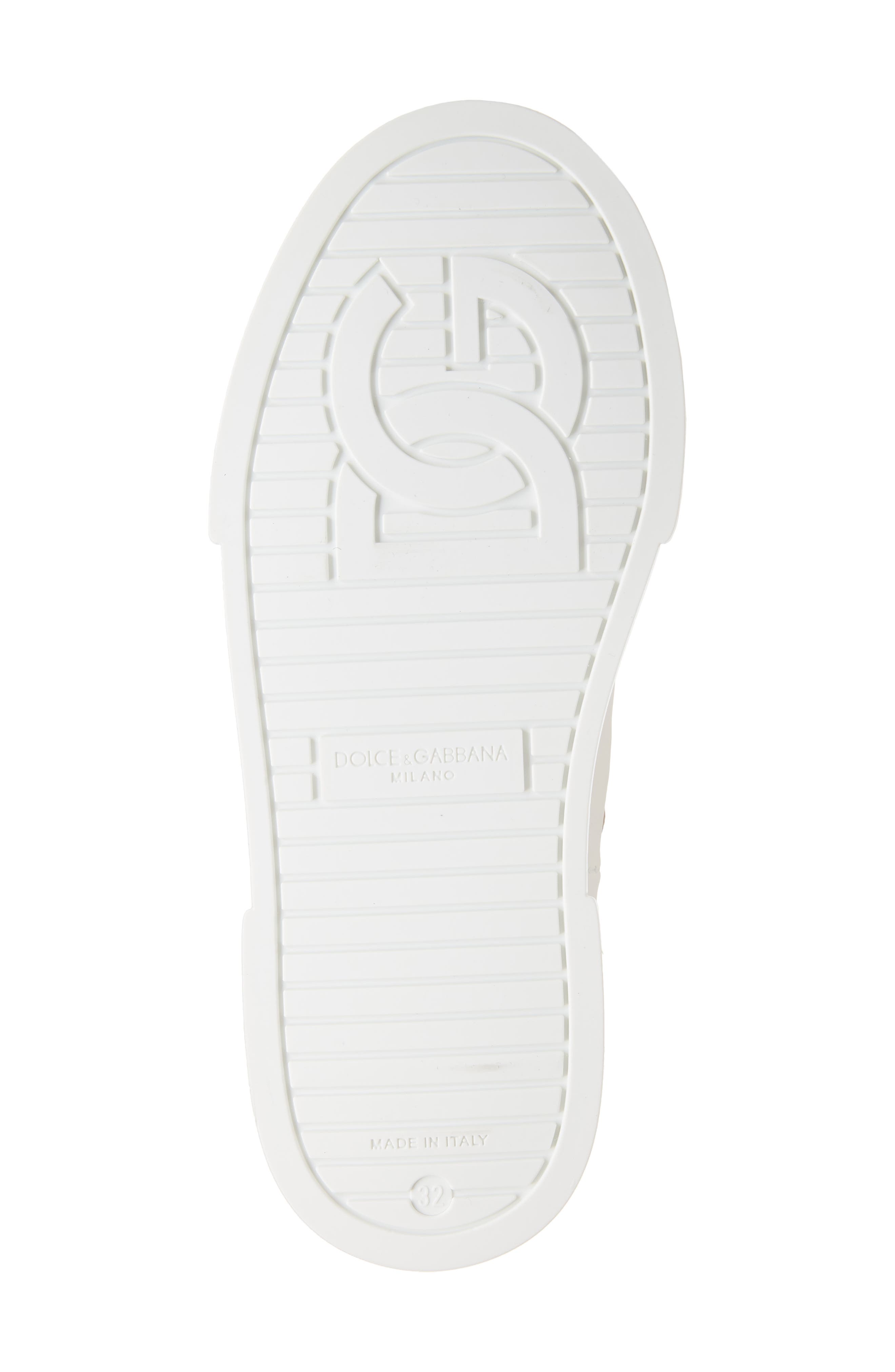 Dolce&Gabbana Portofino Leopard Print High Top Sneaker, Alternate, color, 