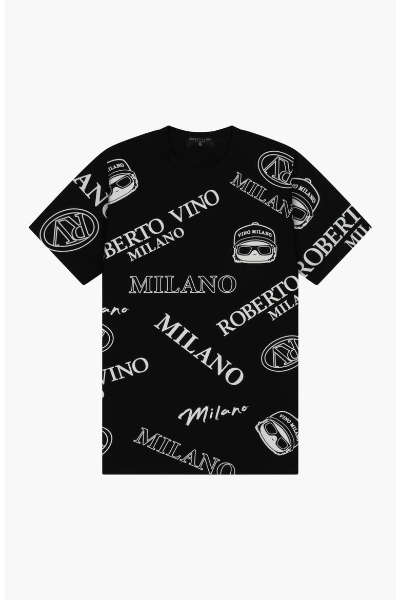 All Over Icon Short Set, Alternate, color, Black