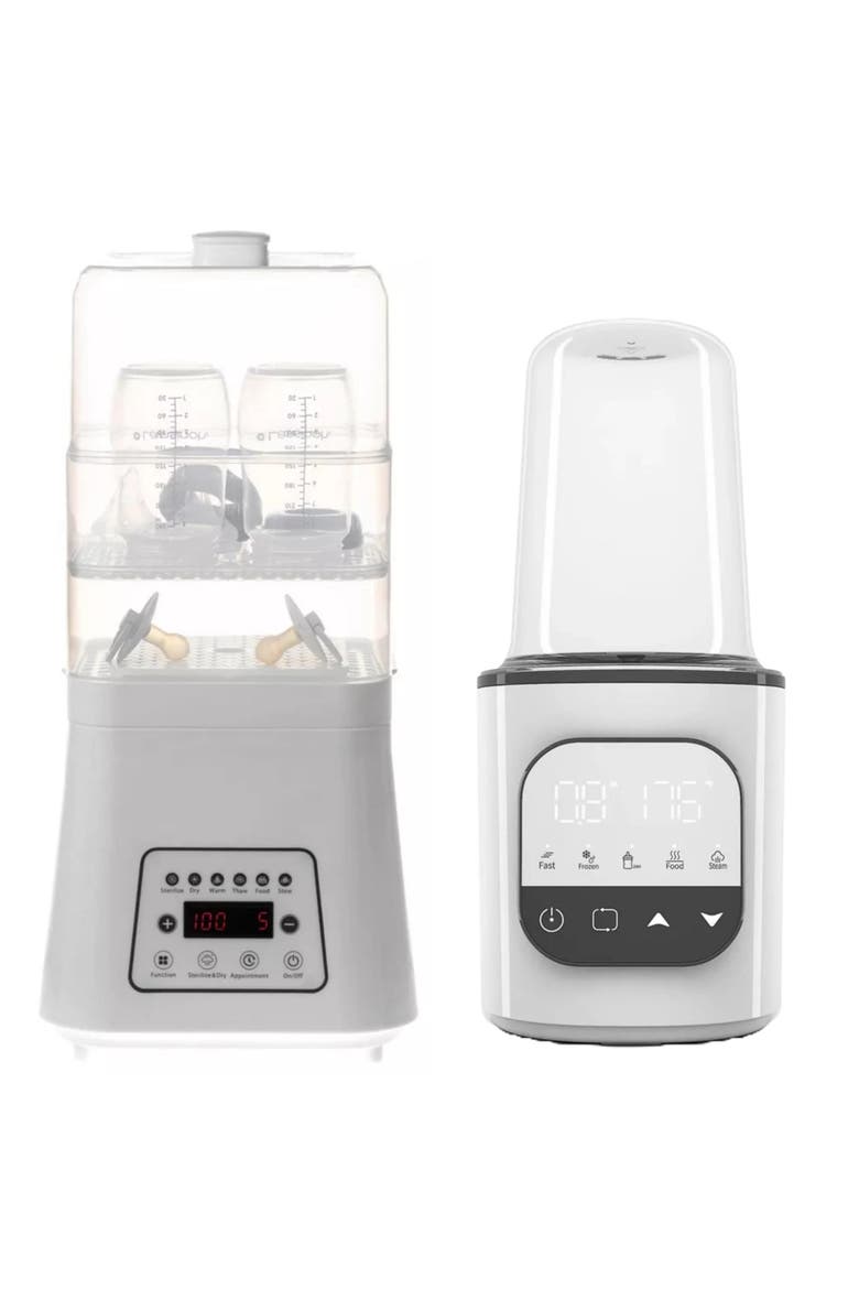 Fast Portable Baby Bottle Warmer and Sterilizer, Main, color, White