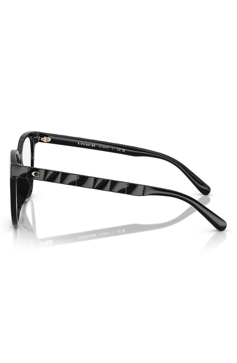 COACH 54mm Square Optical Glasses, Alternate, color,
