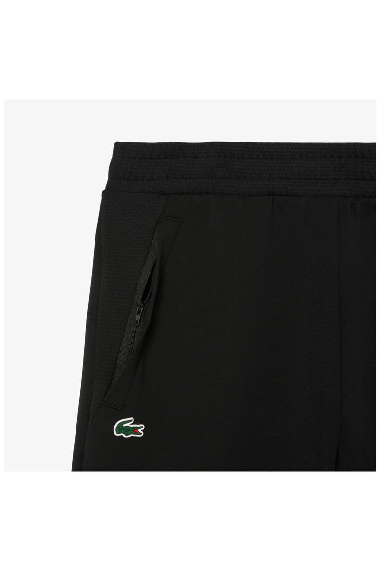 Mesh Panel Tapered Track Pants, Alternate, color, BLACK
