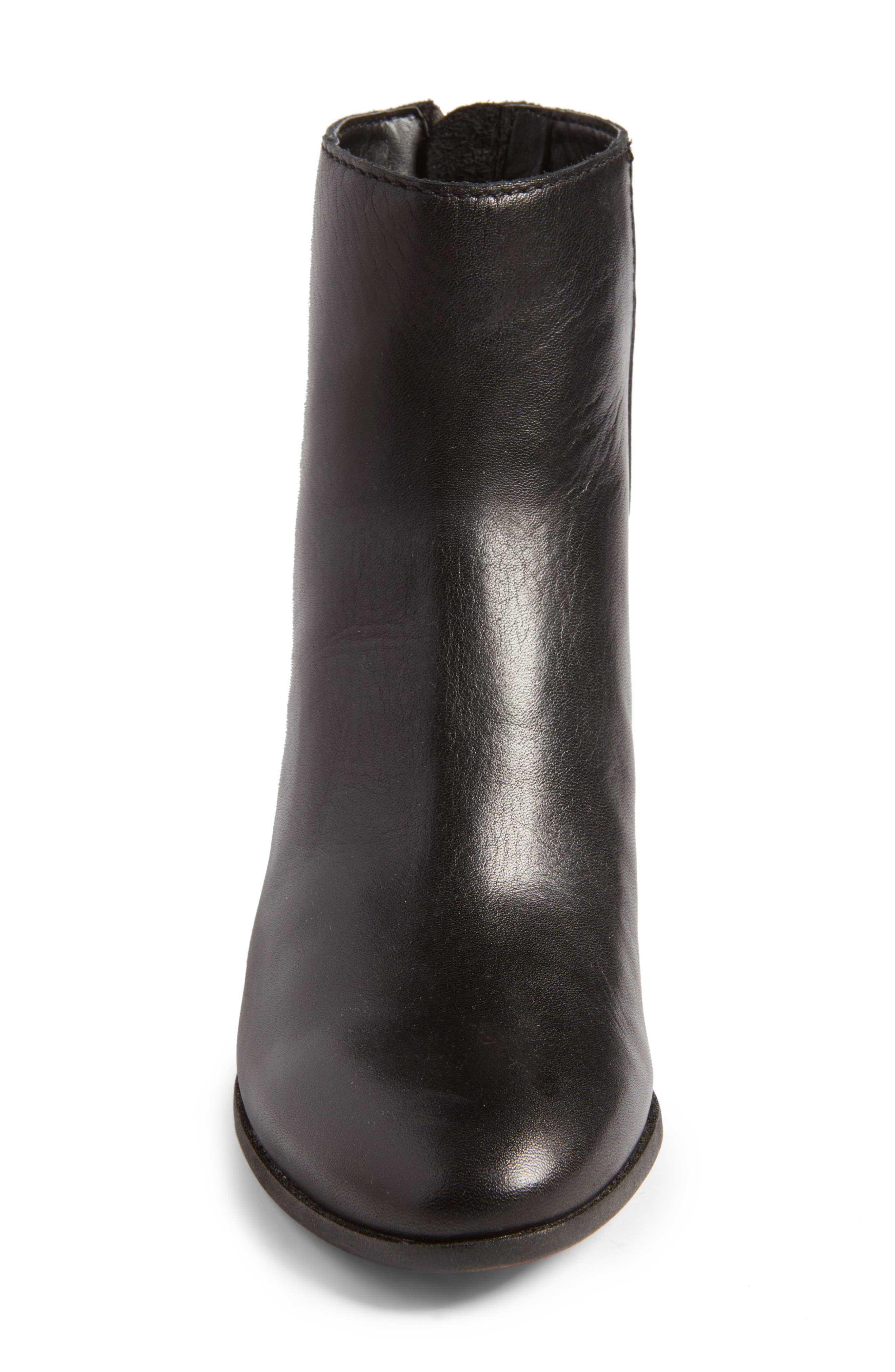 Mazey Block Heel Bootie, Alternate, color, BLACK