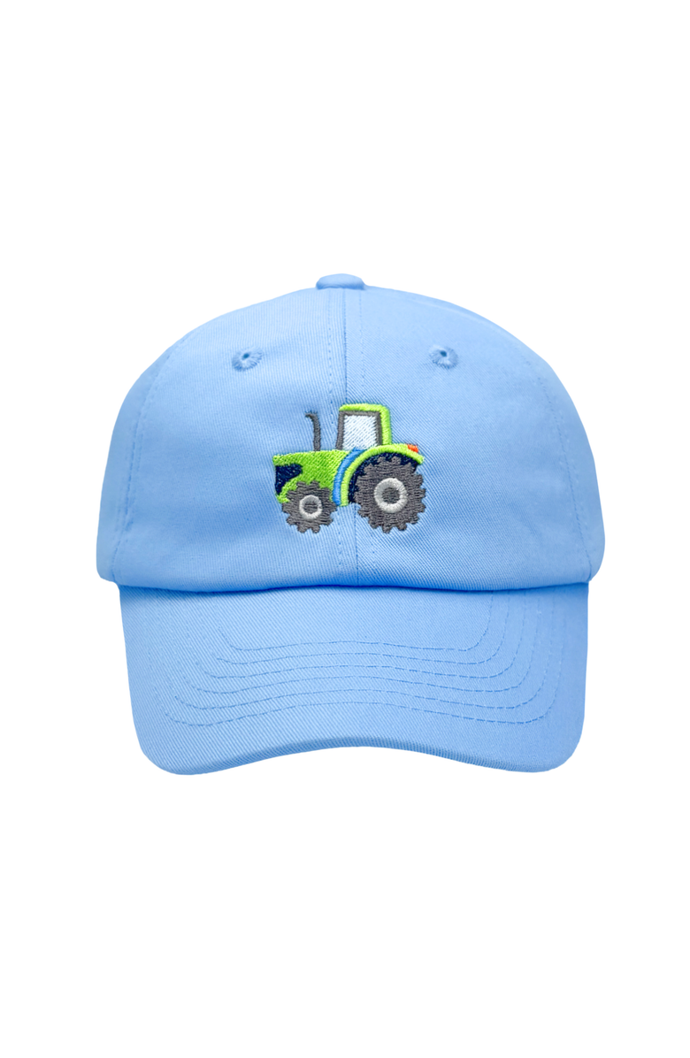 Bits & Bows Tractor Twill Baseball Hat, Main, color, Blue