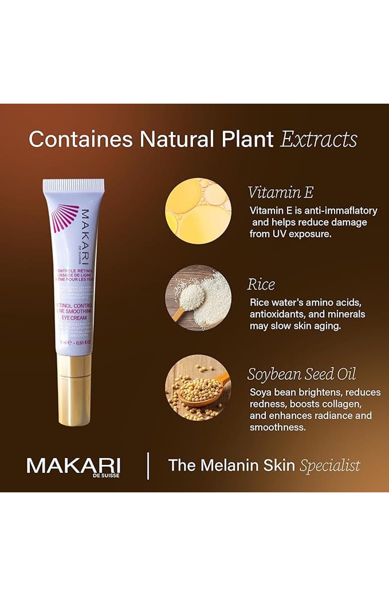Makari de Suisse Retinol Control Line Smoothing Eye Creams, Alternate, color, NO COLOR
