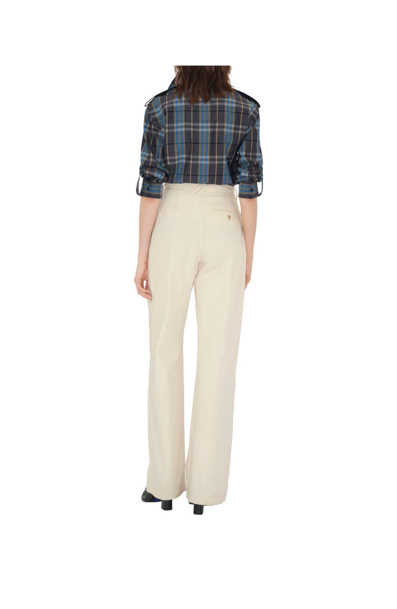 Burberry Regular Fit Check Cotton Shirt, Alternate, color, Ink