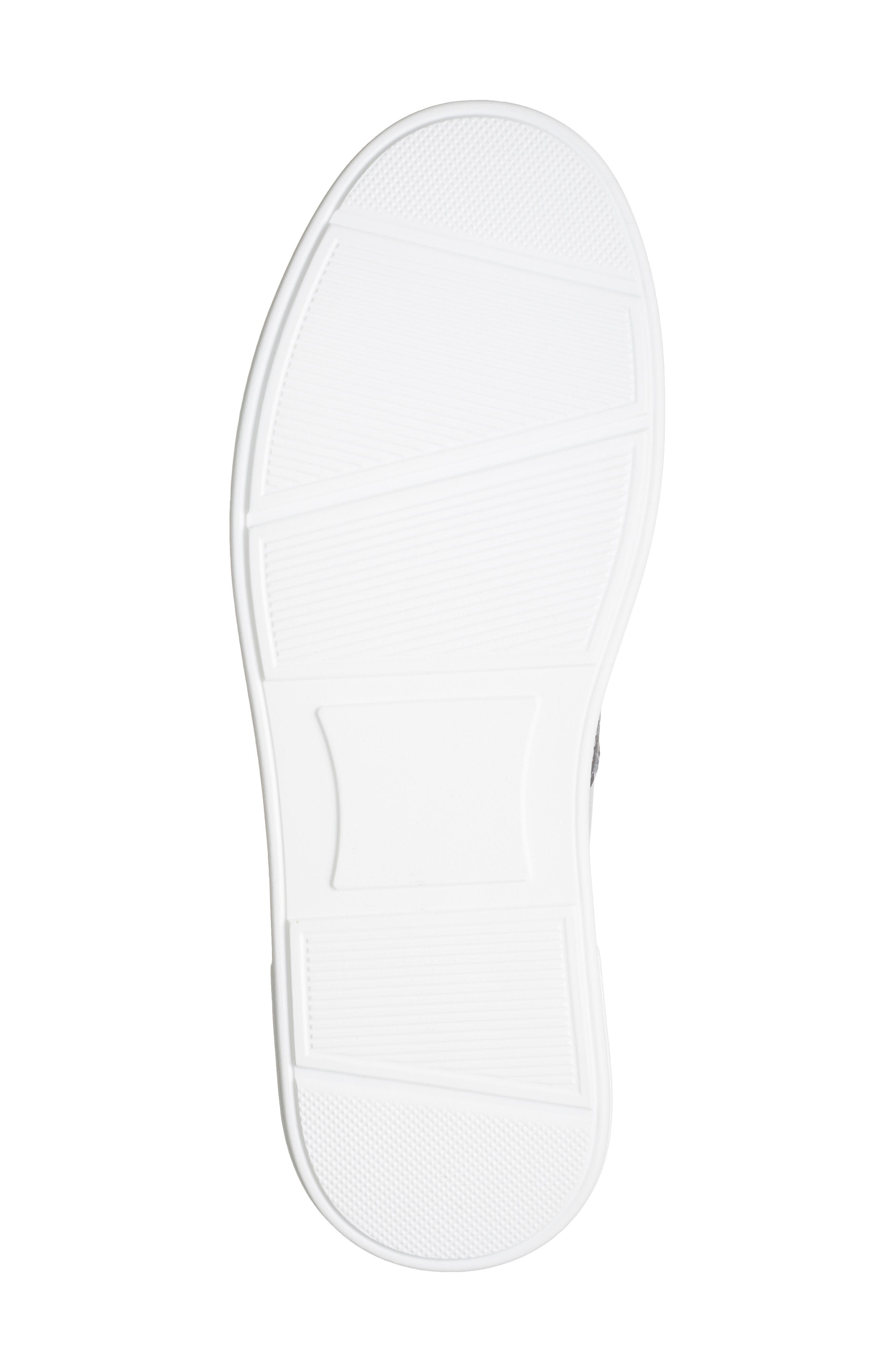 Roberto Cavalli Snake Embossed Low Top Sneaker, Alternate, color, White/ Roccia