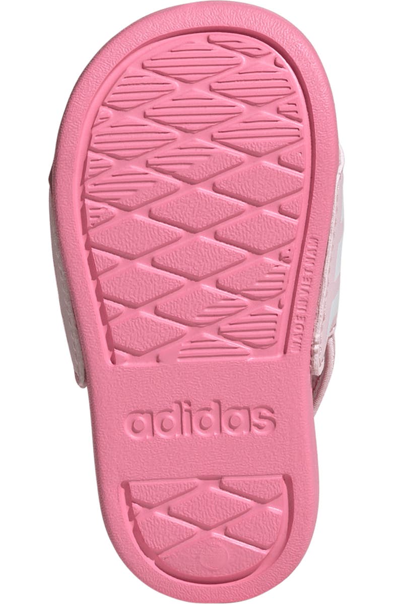 adidas Kids' Adilette Slingback Sandal, Alternate, color, Clear Pink/ White/ Bliss Pink