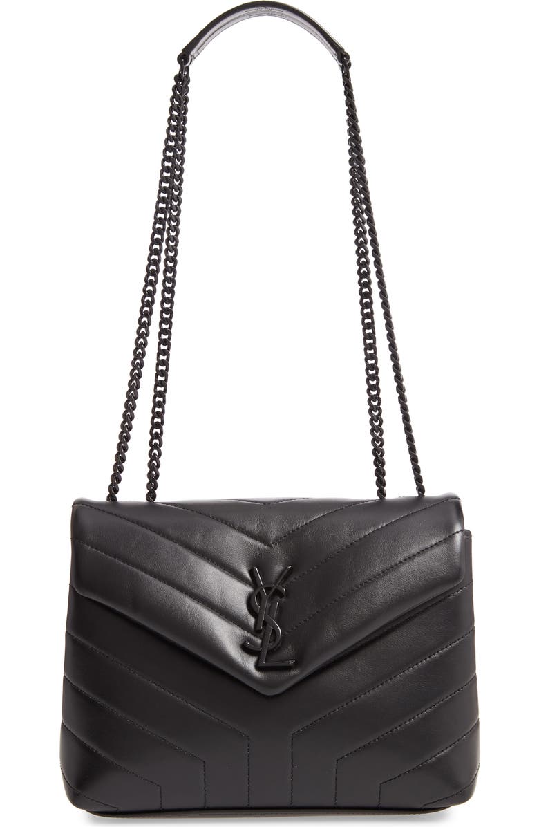 Saint Laurent Small Loulou Matelassé Calfskin Shoulder Bag, Main, color,