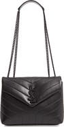 Saint Laurent Small Loulou Matelassé Calfskin Shoulder Bag