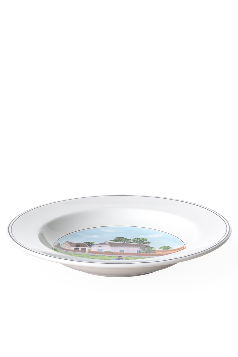 Design Naif Rim Soup #1 Going to Market, Alternate, color, None