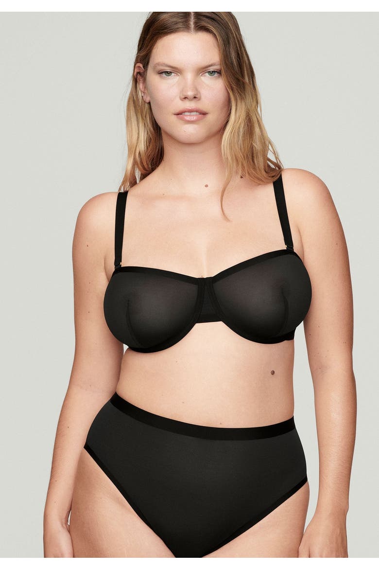The Balconette, Alternate, color, BLACK