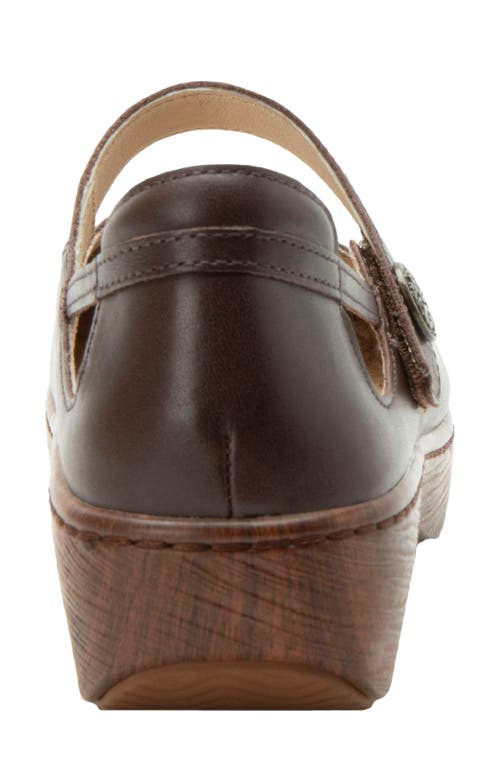 Alegria By Pg Lite Onika Mary Jane Clog In Brown