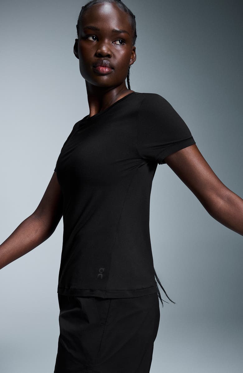 On Studio-T T-Shirt, Alternate, color, Black