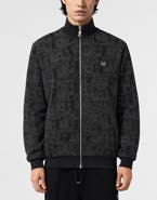 PHILIPP PLEIN Tracksuit Jacket All-Over Dollar Men