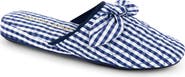 patricia green Zoe Gingham Quilted Slipper