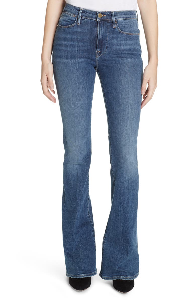 FRAME Le High Flare Jeans, Main, color, 