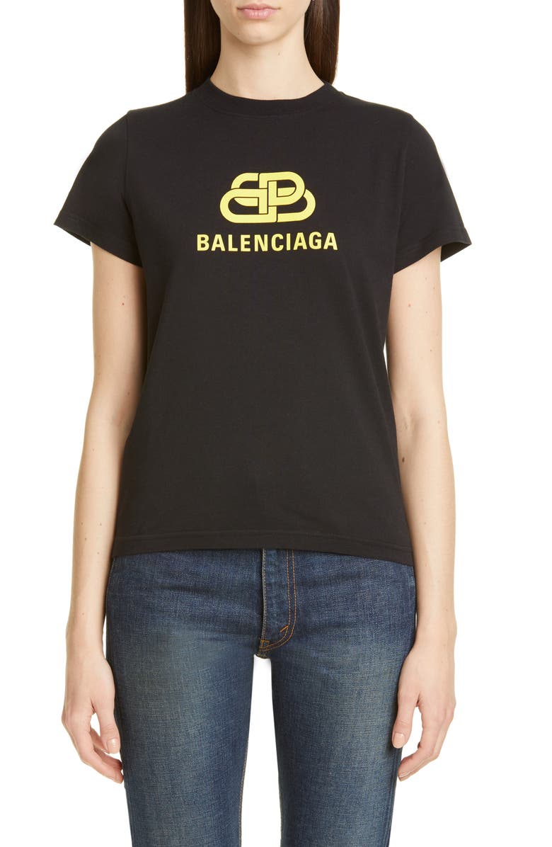 Balenciaga BB Logo Tee, Main, color, 