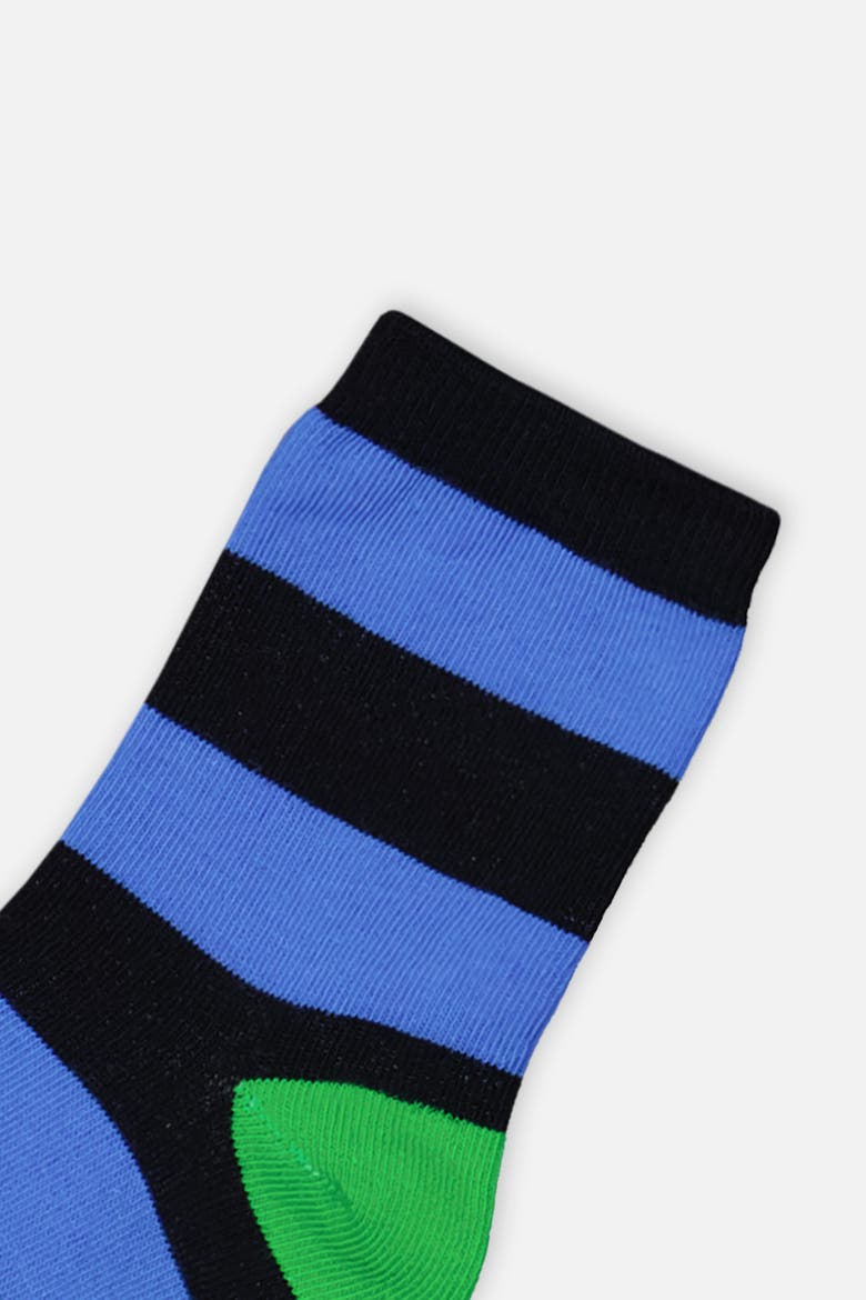 Cotton Blend Soft Stretch Ribbed Cuff Socks, Alternate, color, Dark Blue
