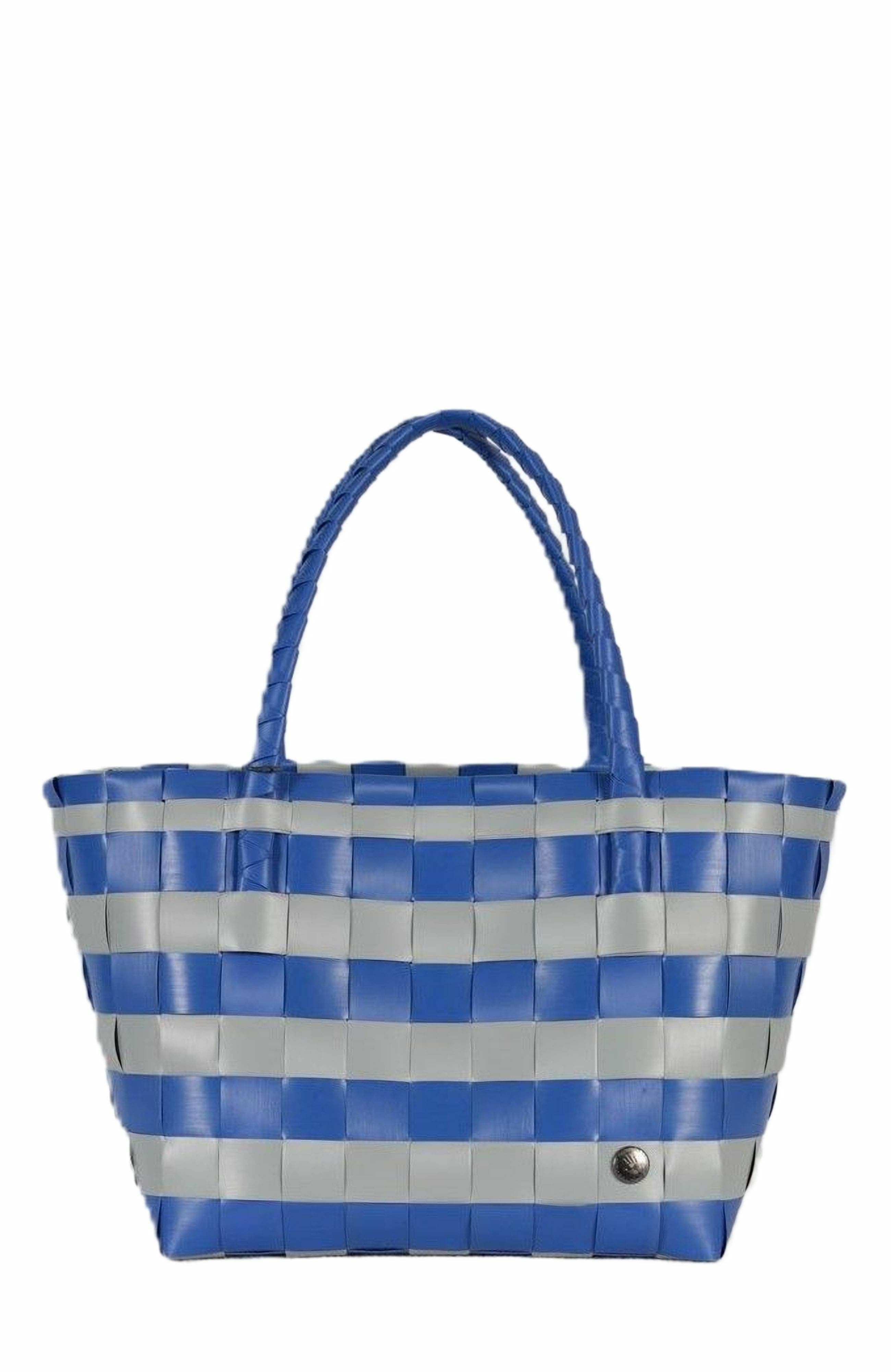 Paris Spirit Recycled Tote Bags, Alternate, color, Dutch Blue/Elephant
